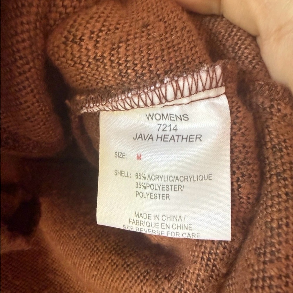 Woolrich Women's Earthy Brown Fleece Vest - Picture 4 of 7